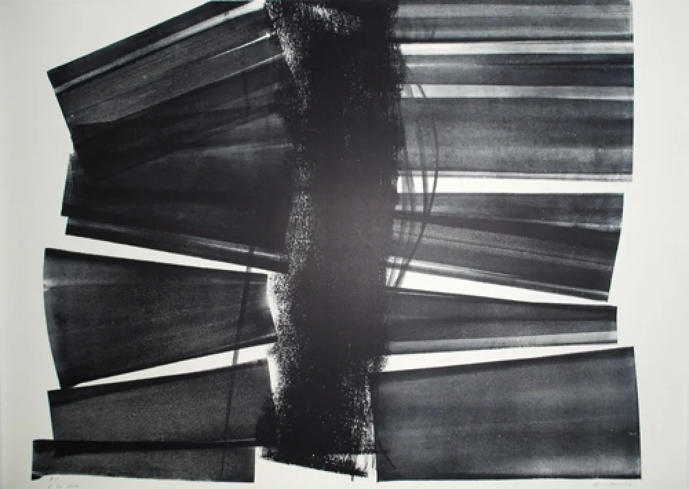 Litografía Hartung - L-20-1974 