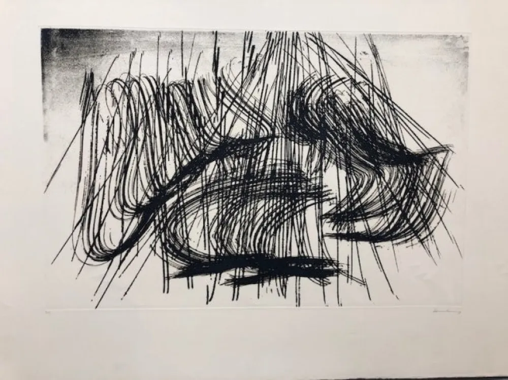 Aguafuerte Hartung - Las Estampas de la Cometa