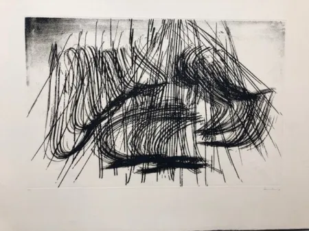 Aguafuerte Hartung - Las Estampas de la Cometa