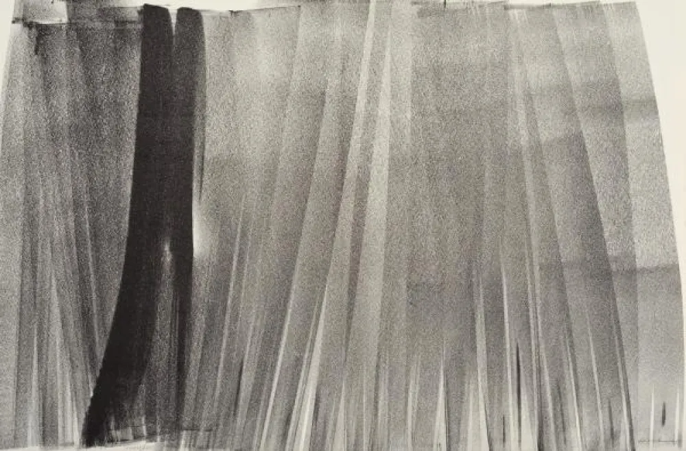 Litografía Hartung - Lithographie originale. Signée. 