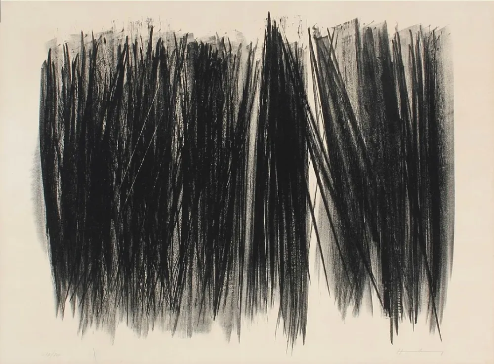 Litografía Hartung - Litograph L105