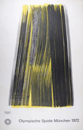 Litografía Hartung - Olympische Spiele München, 1972 - Hand-signed
