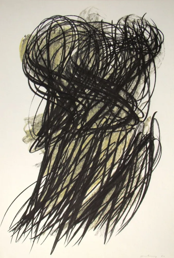 Litografía Hartung - Pastel P. 1960-166