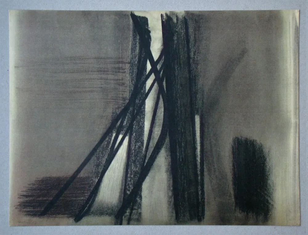 Litografía Hartung - Pastel P.1953-10