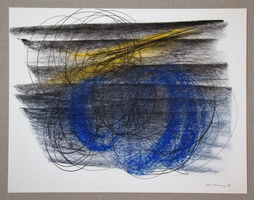Litografía Hartung - Pastel P.1958-91