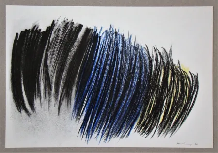 Litografía Hartung - Pastel P.1960-116