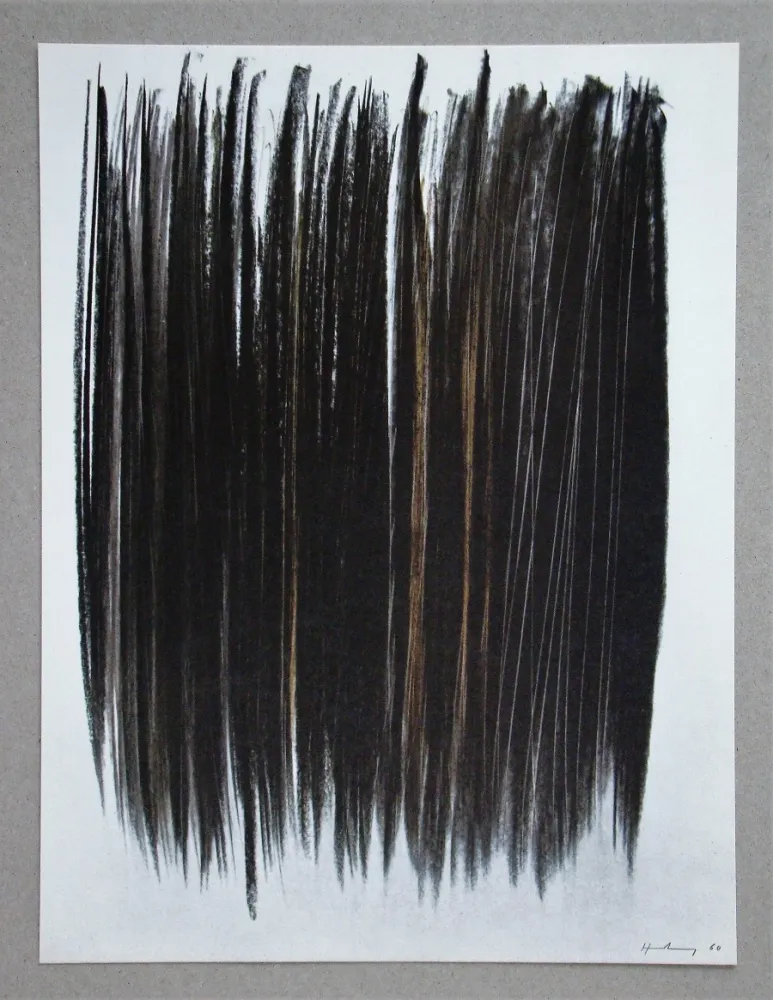 Litografía Hartung - Pastel P.1960-76