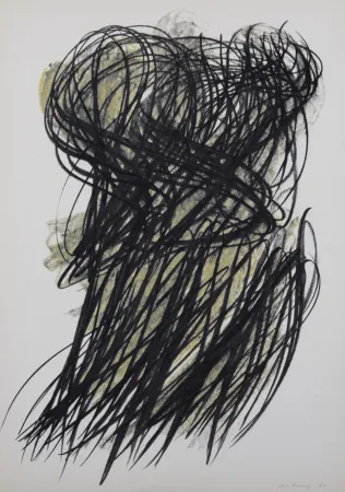 Litografía Hartung - Pastels, Portfolio Peintres d'aujourd'hui, 1962 - Set of 9 offset lithographs in colors