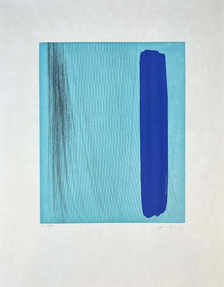 Aguafuerte Y Aguatinta Hartung - Requiem pour la fin des temps