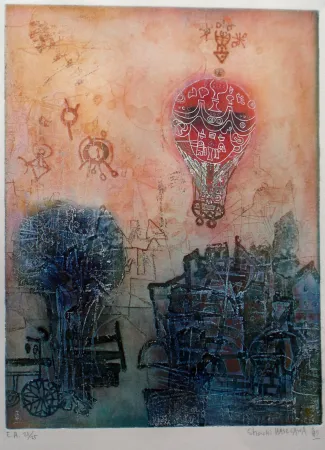 Grabado Hasegawa - Album Plein Ciel 