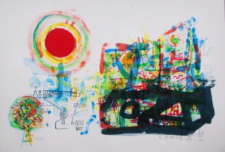 Litografía Hasegawa - Aube