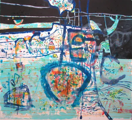 Litografía Hasegawa - CHANT DE JEUNESSE