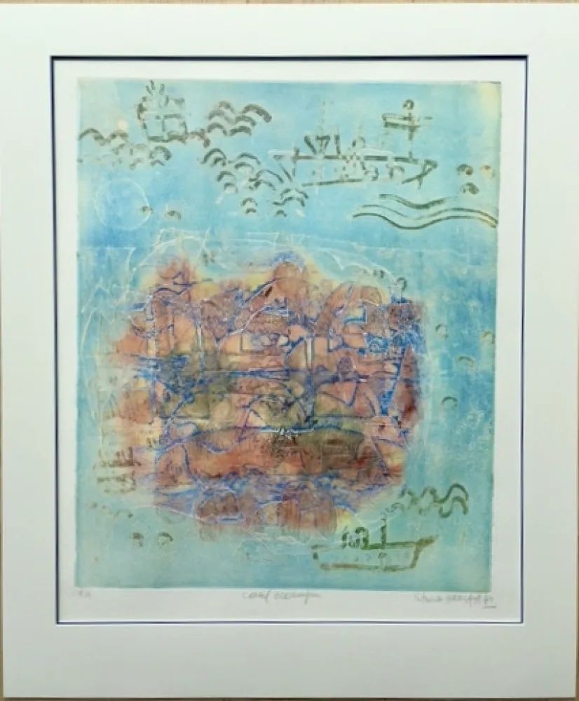 Grabado Hasegawa - Corail Océanique 