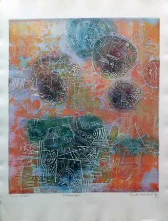 Aguafuerte Y Aguatinta Hasegawa - Floraison