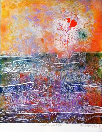 Grabado Hasegawa - L'Appel du printemps 