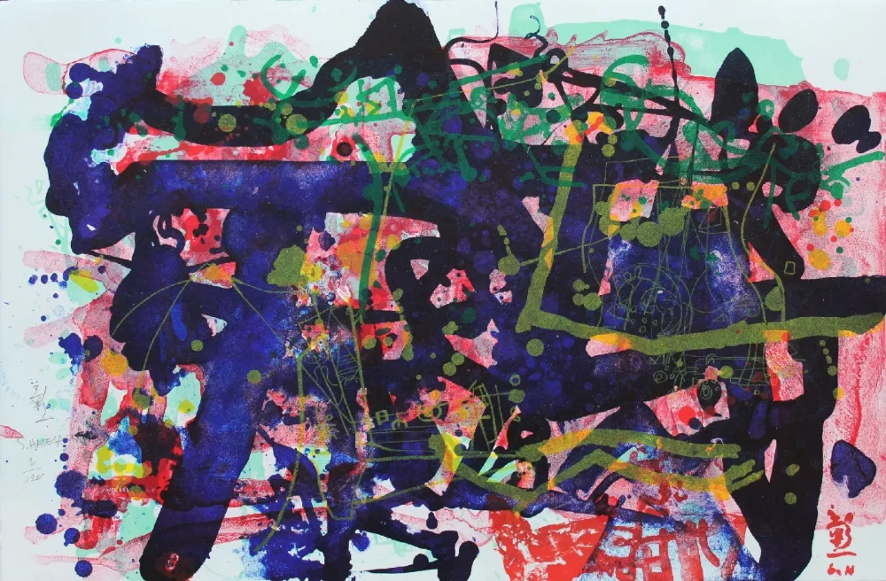 Litografía Hasegawa - Matin d'hiver