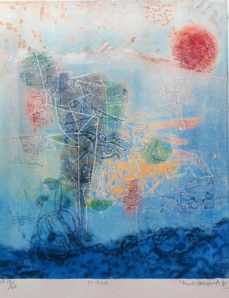 Aguafuerte Y Aguatinta Hasegawa - Miroir