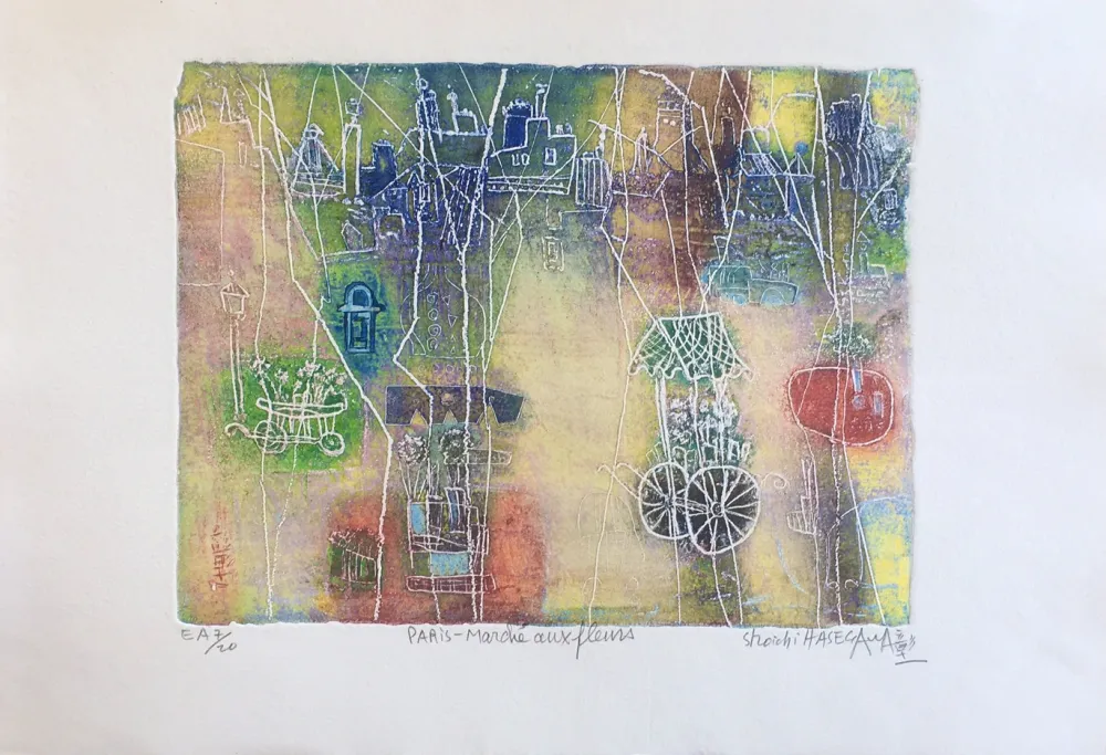 Grabado Hasegawa - Paris 