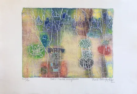 Grabado Hasegawa - Paris 