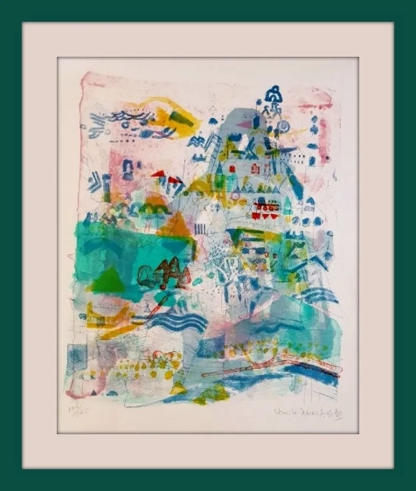 Litografía Hasegawa - Saint-Nazaire