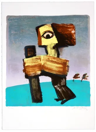 Litografía Haugen Sørensen - Sans titre