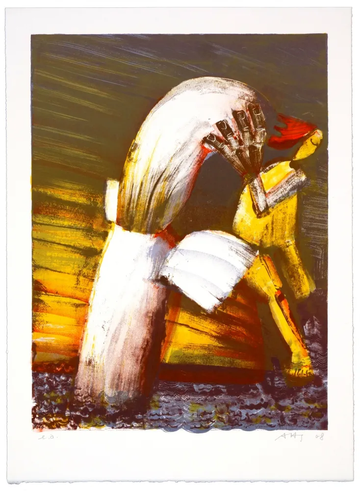 Litografía Haugen Sørensen - Sans titre