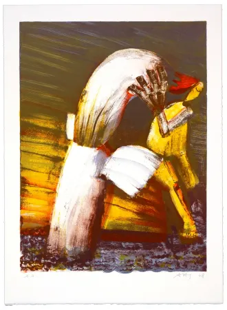 Litografía Haugen Sørensen - Sans titre