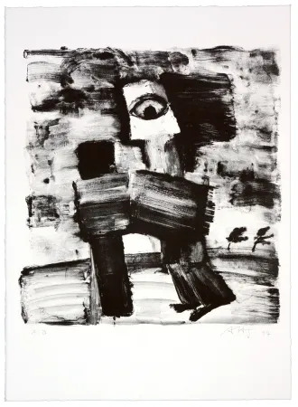 Litografía Haugen Sørensen - Sans titre