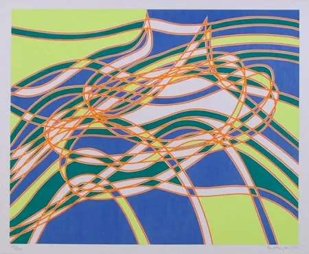 Serigrafía Hayter - #3 from the Aquarius Suite