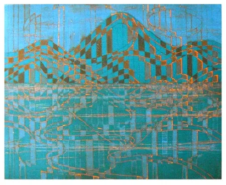 Grabado Hayter - Caragh lake