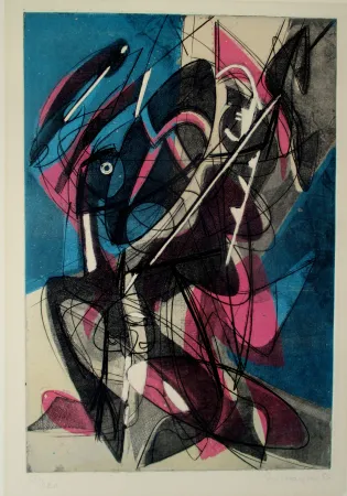 Aguafuerte Y Aguatinta Hayter - Combat