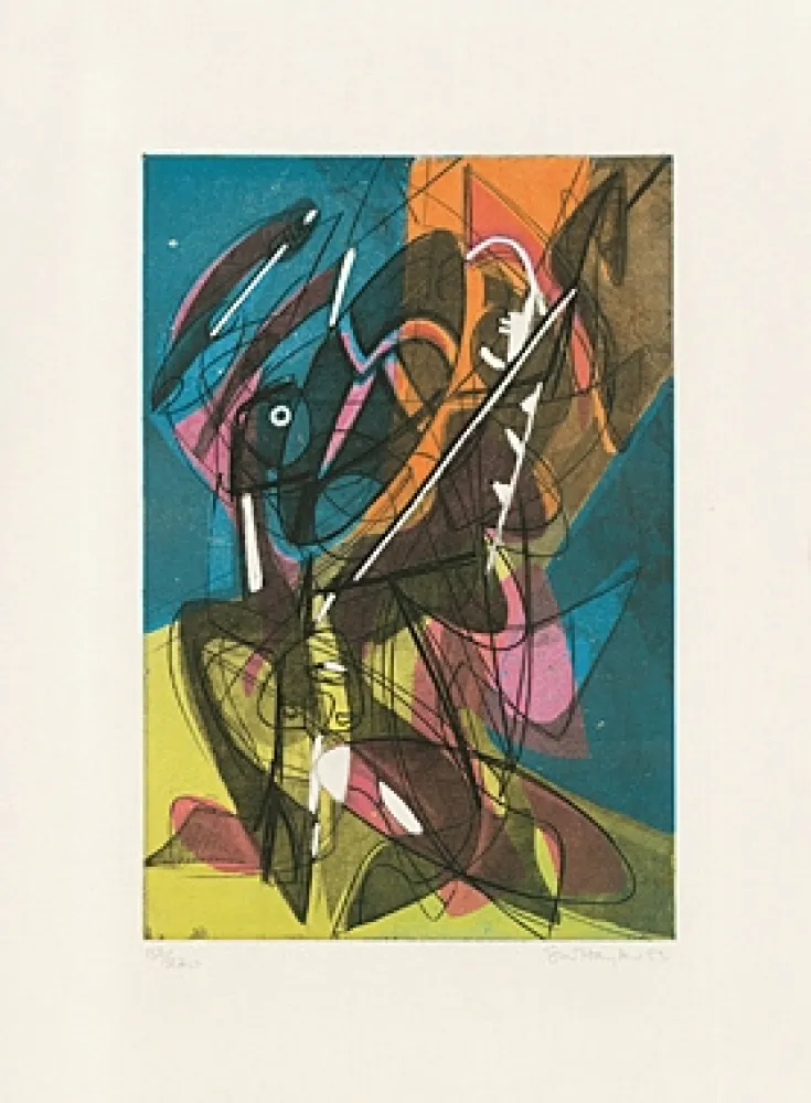 Aguafuerte Y Aguatinta Hayter - Combat