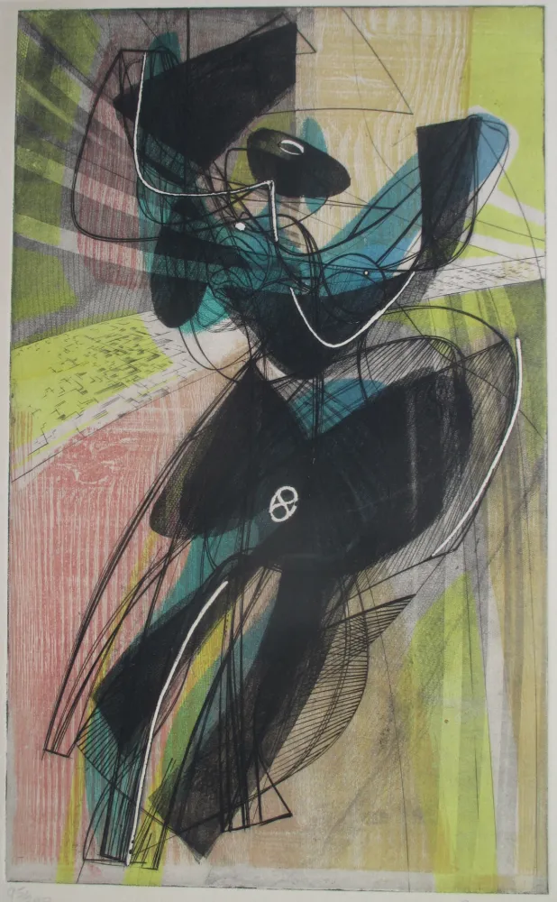 Aguafuerte Y Aguatinta Hayter - Danse du Soleil