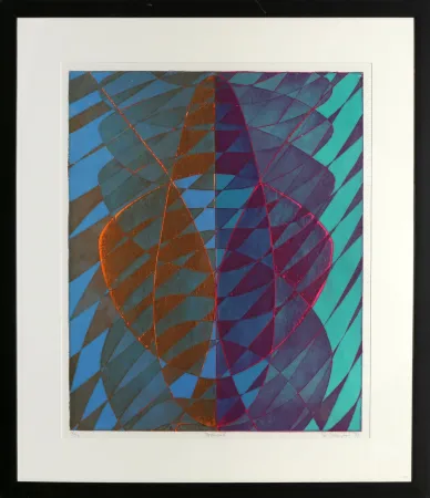 Grabado Hayter - Dromond