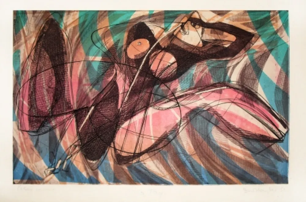 Grabado Hayter - Escoutay