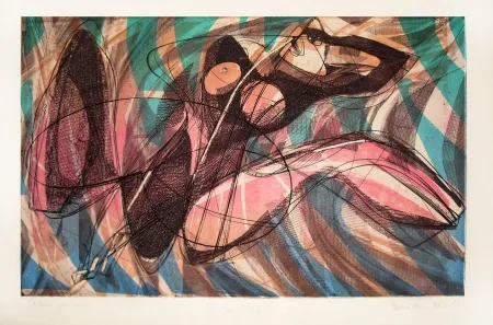 Grabado Hayter - Escoutay