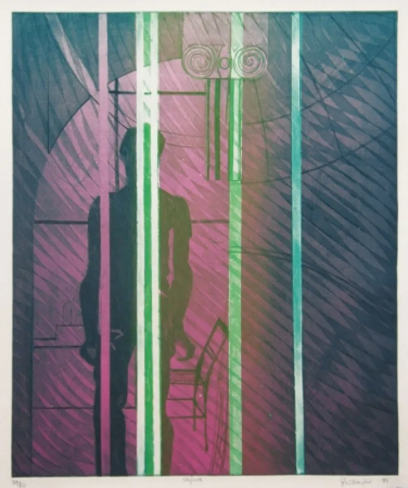 Aguafuerte Hayter - Figure