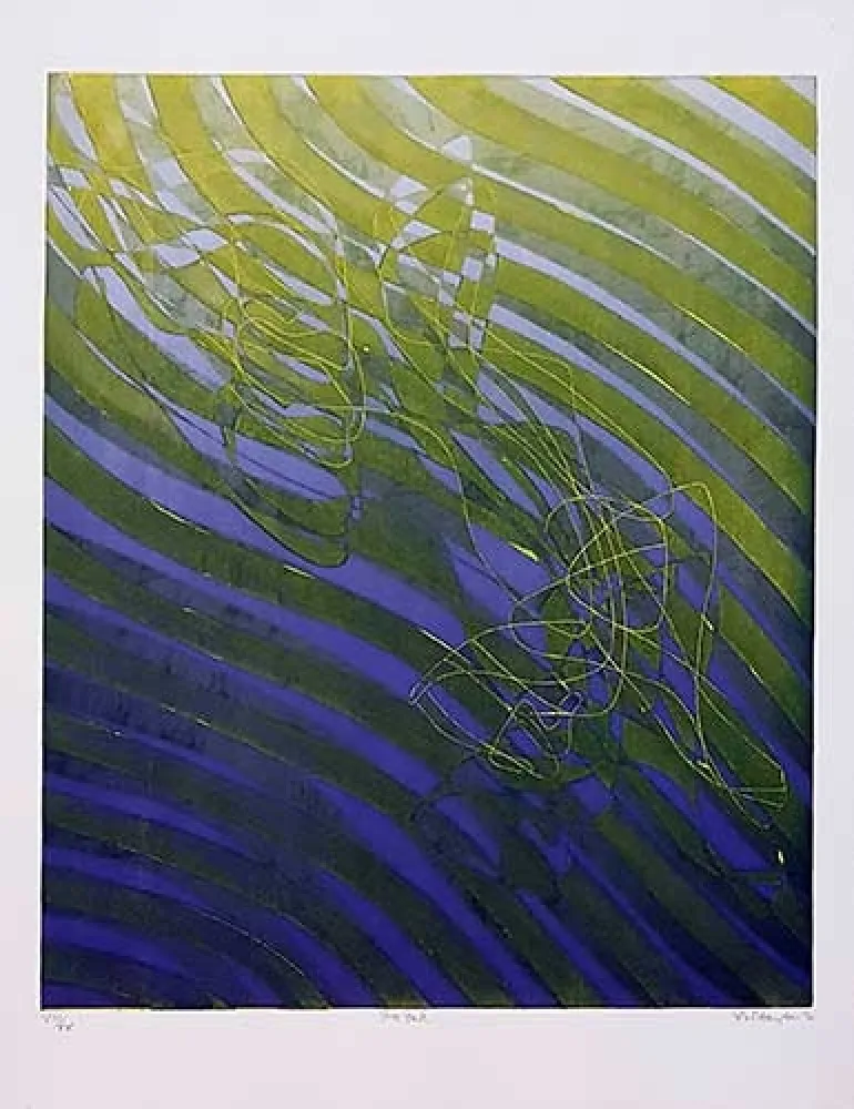 Grabado Hayter - Free fall