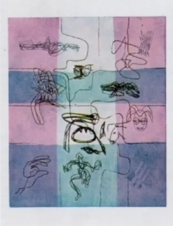 Aguafuerte Y Aguatinta Hayter - Hommage à Penrose