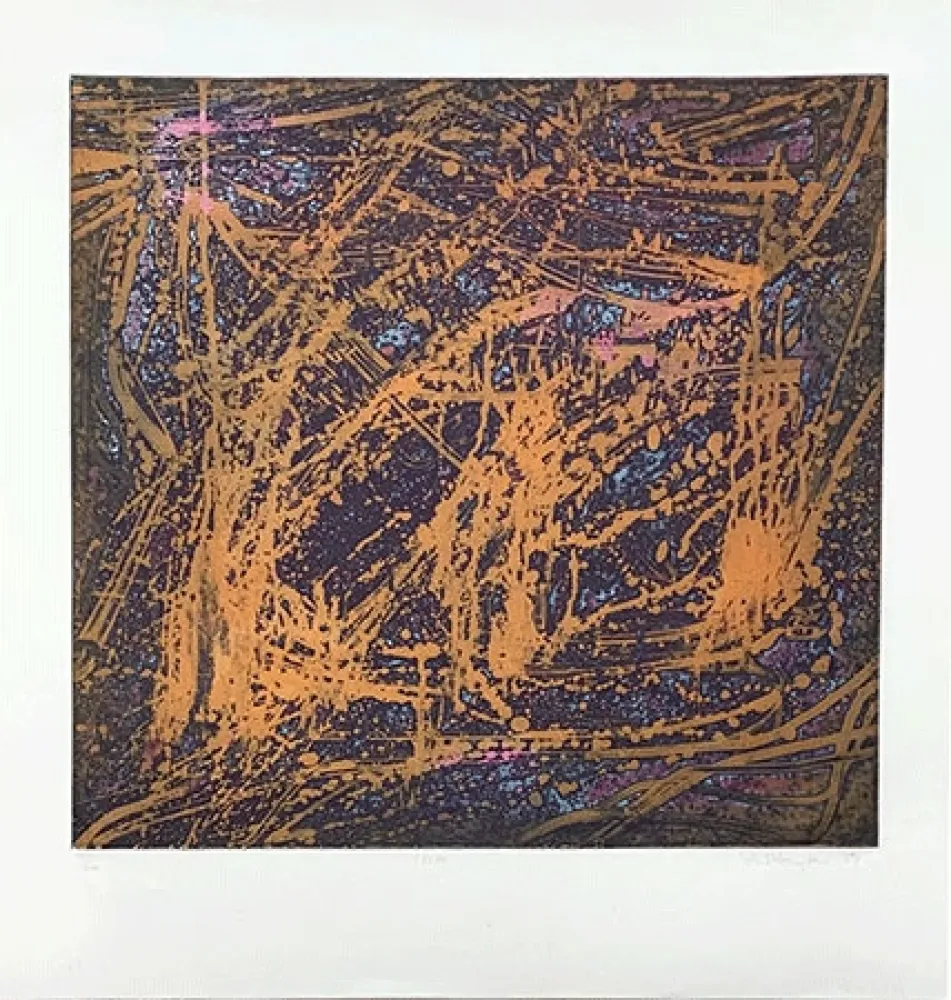 Grabado Hayter - Ixion