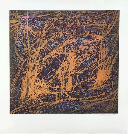 Grabado Hayter - Ixion