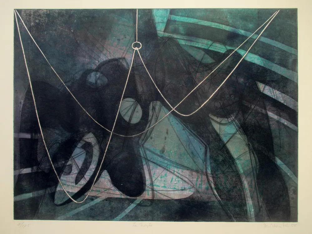 Aguafuerte Y Aguatinta Hayter - La noyée