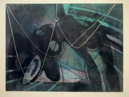 Aguafuerte Y Aguatinta Hayter - La noyée