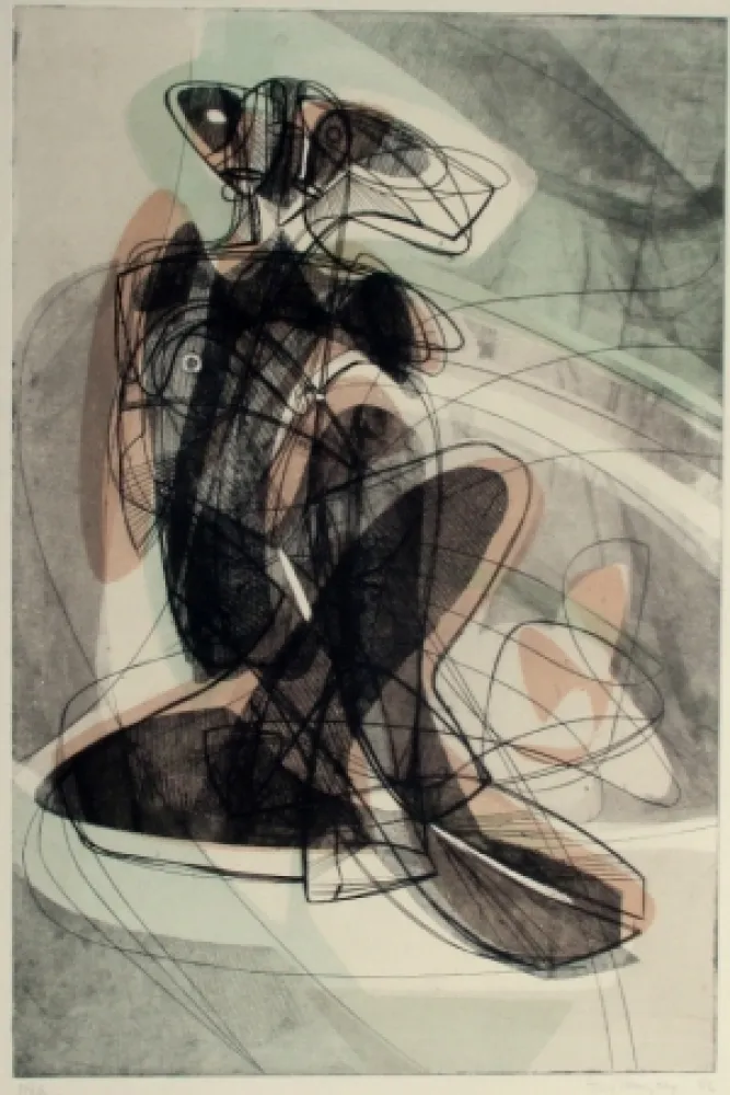 Grabado Hayter - Le couple