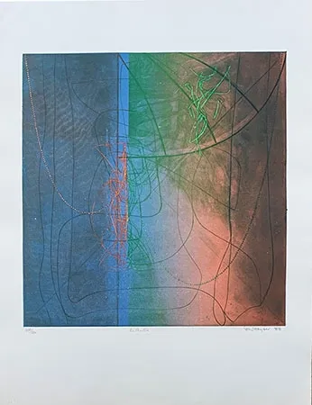 Grabado Hayter - Le pendu