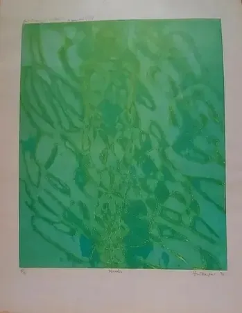 Grabado Hayter - Marais (1976)