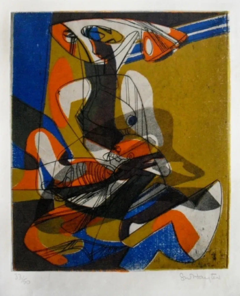 Grabado Hayter - Maternité