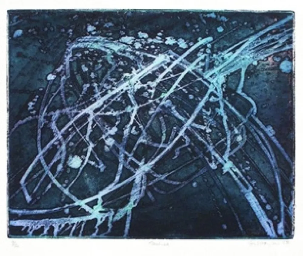 Grabado Hayter - Méduse