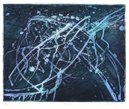 Grabado Hayter - Méduse