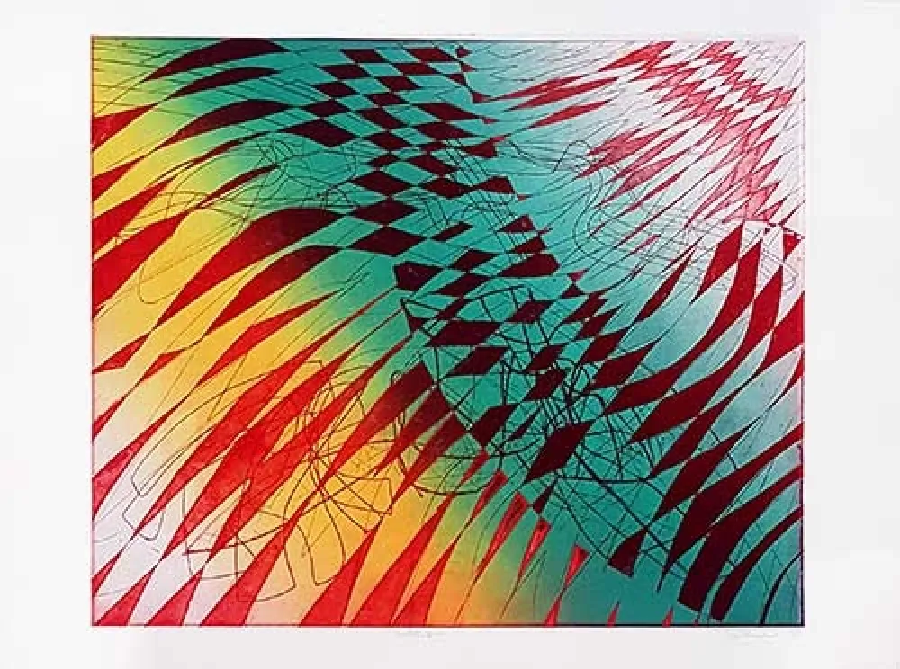 Grabado Hayter - North East